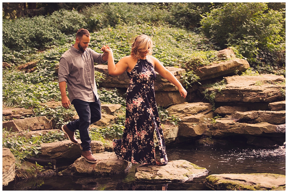 Breanna + Mark // Edsel & Eleanor Ford House Engagement